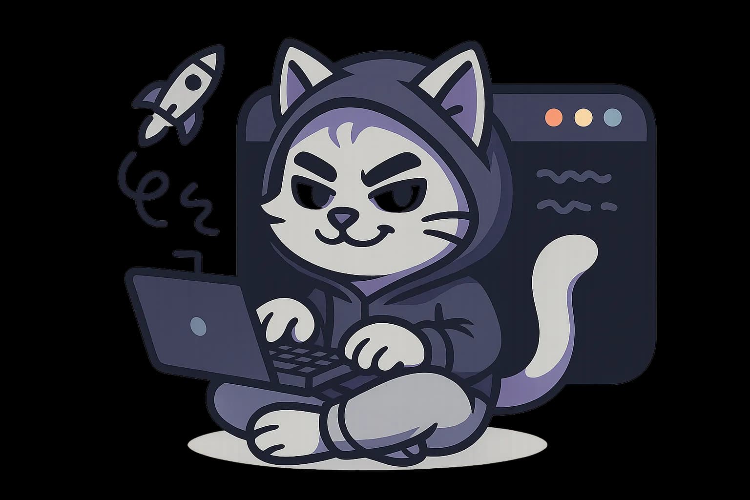 The LGTM mascot inside a terminal window